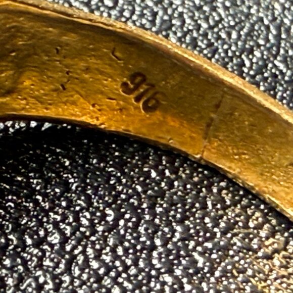 Dragon Emperor Ring 18K Yellow Gold 4.7g Size 7.5 - Picture 4 of 4